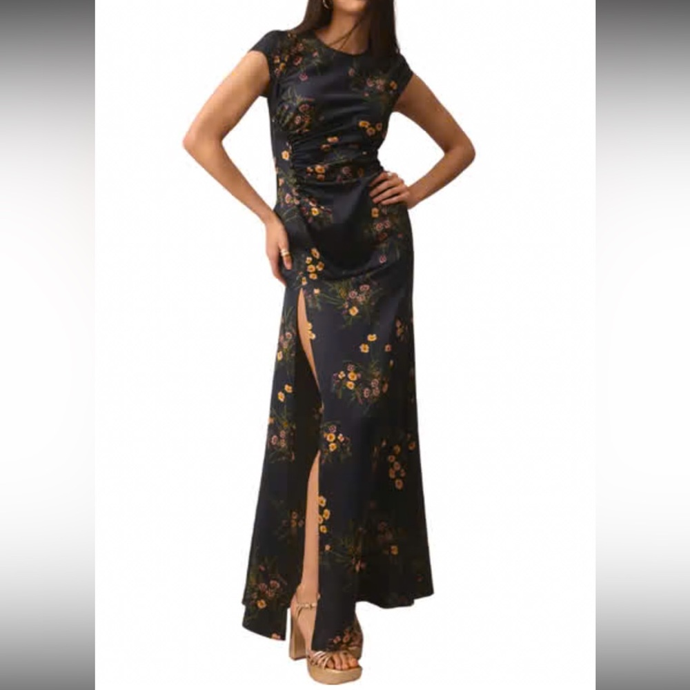 Reformation Birch Silk Dress